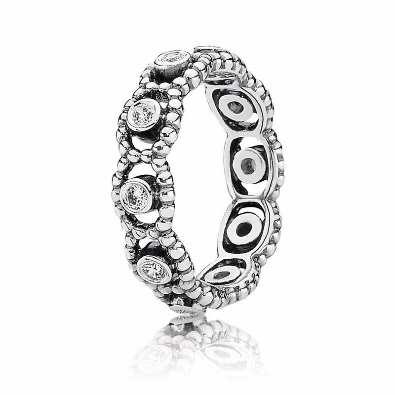 Pandora Australia Her Majesty Stackable Ring - Sterling Silver | DGUJQL409